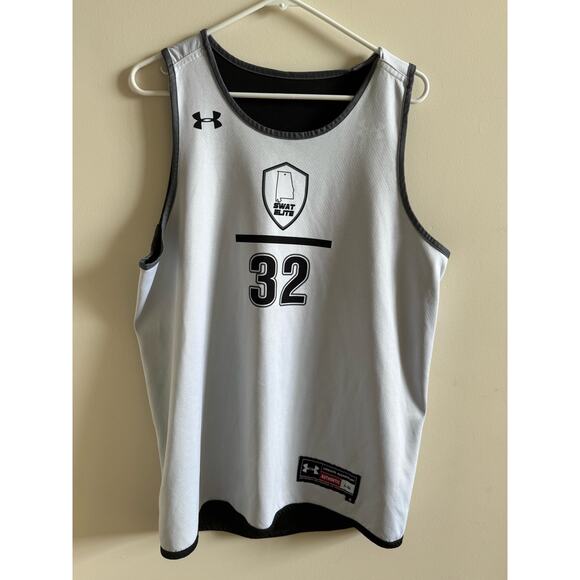 Under Armour Men's Large Alabama SWAT Elite #32 Basketball Jersey Reversible - Picture 1 of 9